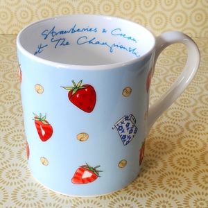 Sophie Allport Strawberries & Cream Championships Wimbledon China Mug